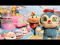 アンパンマン　おもちゃ　ここここきんちゃんと一緒にアイスクリーム屋さんごっこ　家族でお人形遊び　SORARARATV