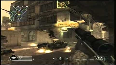Call of Duty 4 Double Bounce Sniping Fail ~Shaggy
