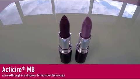 Acticire® MB - A breakthrough in anhydrous formulation technology