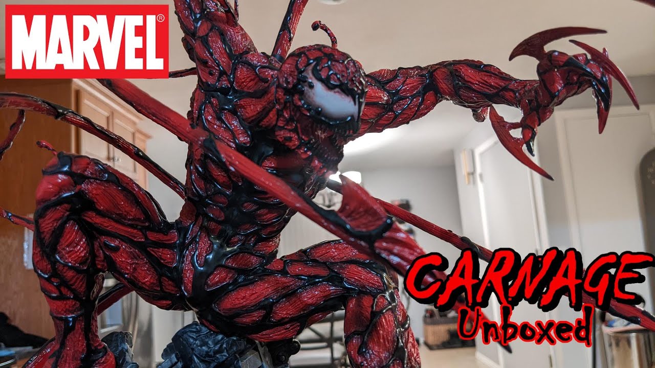 Carnage Statue Unboxing, Build and Review by Kotobukiya (1/6 Scale ...