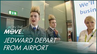 Fans Go Crazy As Jedward Depart From The Airport | Dublin Airport: Life Stories | On The Move