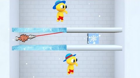 Spring Spear : Aim & Snap gameplay level 8-53