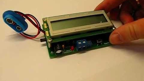 High Resolution Capacitance Meter ver. 3.00