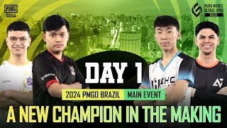 [EN] 2024 PMGO Brazil Main Event | Day 1 | PUBG MOBILE Global Open Brazil