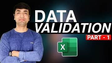 DATA Validation in Excel Part 1| How to use Data Validation option for Whole Numbers an  Error Alert