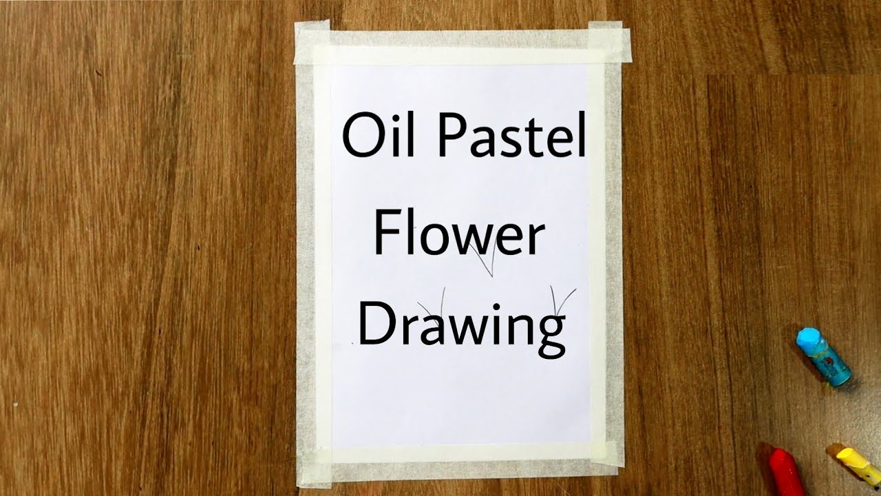 [Hindi] Oil Pastels se Flower kaise banaya jata hai how to Draw