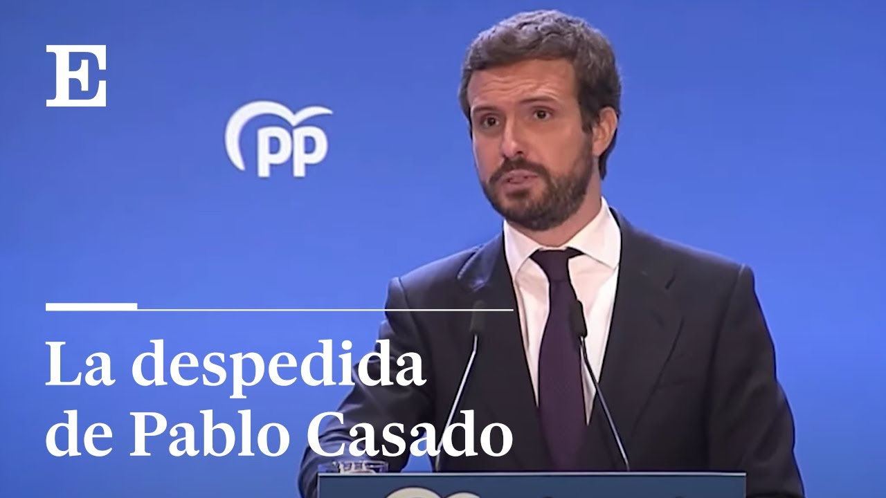 Crisis del PP | Pablo CASADO dice ADIÓS: 