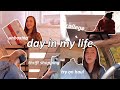 Day In My Life Vlog (college, thrift shopping, try on haul, &amp; unboxing haul)