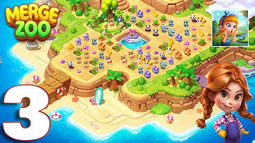 Fantasy Merge Zoo - Gameplay Walkthrough Part 3 (iOS, Android)