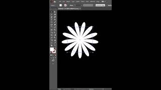 How To Make Flower In Just 1 Minute In Adobe Illustrator | Speed Art | M's Design Studio