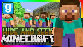 Garry S Mod Minecraft Hide And Seek Gmod Minecraft Mod Steve Playermodel Youtube