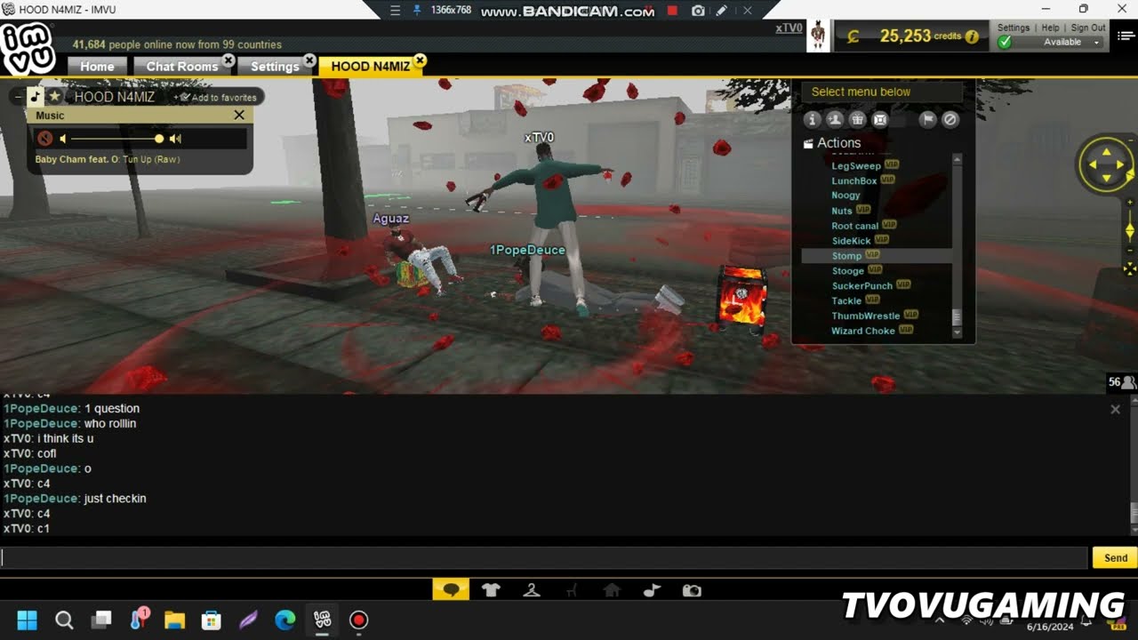 PopeDeuce Round 1: IMVU Stomp Off and Dance Battle