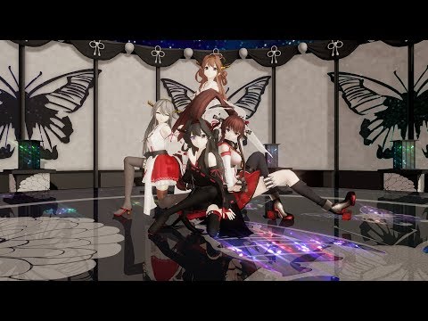 【艦これ MMD】『My Room Disco Knight』【1440p-60fps or WQHD】All Stars