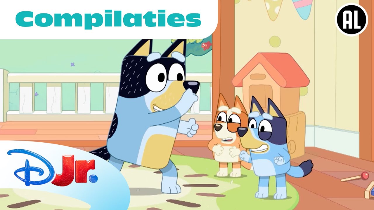 🥁 Samenspelen | Bluey | Disney Junior België-Nederland