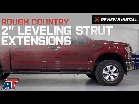 2015-2017 F150 Rough Country 2" Leveling Strut Extensions Review & Install