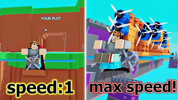 I built the fastest plane Roblox Build A Plane