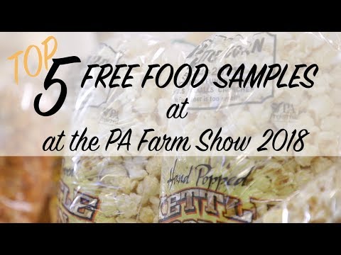 top 5 free food samples at the 2018 pa farm show youtube top free samples