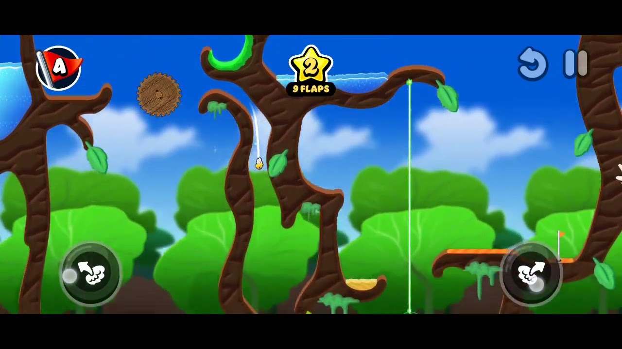 Super Flappy Golf - Meadow Hole 4 - 6 Flaps