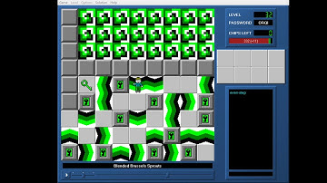 CCLP4 level 32 solution - 321 seconds