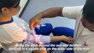 How to Bandage an Elbow Injury with a Cravat Step by Step Guide