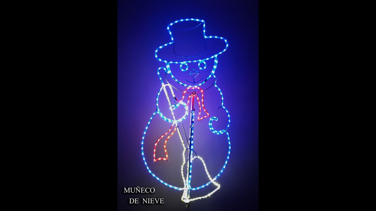 SILUETAS NAVIDEÑAS LEDS 2017