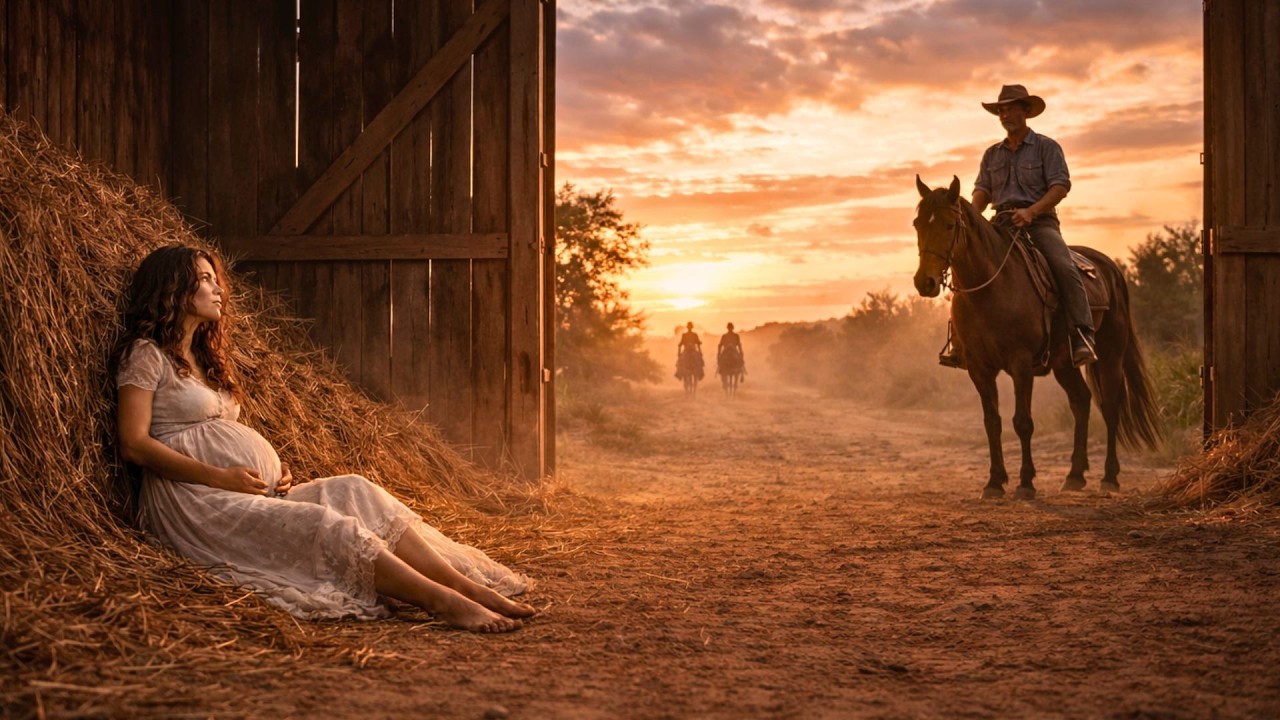 Fazendeiro viúvo encontra mulher grávida ESCONDIDA no CELEIRO… mas o que ele descobre...