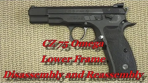 CZ 75 Omega - P07 / P09 - Lower Frame Disassembly and reassembly