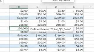 Define Name Feature Excel