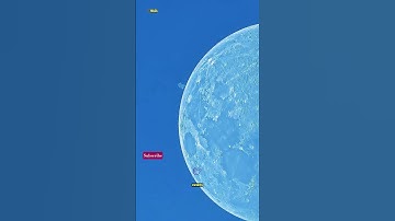 Mysterious Object SLAMS into the Moon! 🤯 | Rare Daytime Impact Caught on Camera #shorts
