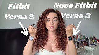 Resenha do novo relógio da Fitbit Versa 3 - Porque não peguei o Fitbit Sense??