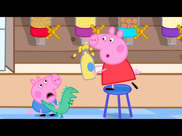 Supermarket Food Dispensers 🫘 | Peppa Pig Tales Full Episodes class=