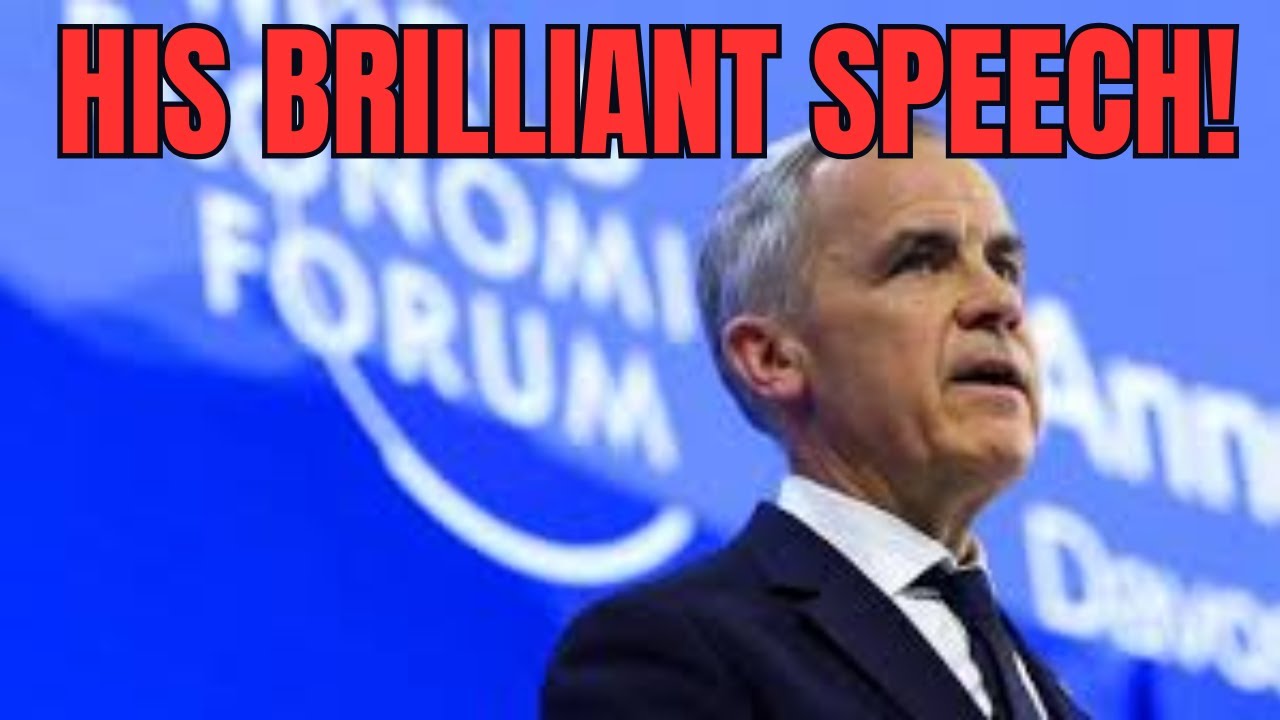 MARK CARNY's BRILLIANT ANTI -TRUMP Speech - in Davos Switzerland!