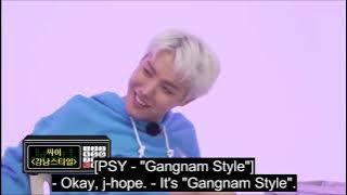 J-Hope BTS singing PSY's Gangnam Style