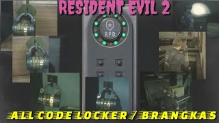 Resident Evil 2 Remake - Unlock every Safe All Locker Room Code Brangkas dan Loker Lemari