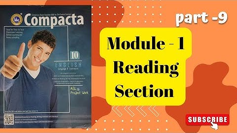 BBC Compacta Class10|Reading||Making Good Choices|PA-3|Solved & Explained | Part-9