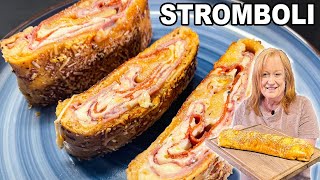 Easy STROMBOLI A Pizza Dough Rolled With Delicious Italian Toppings