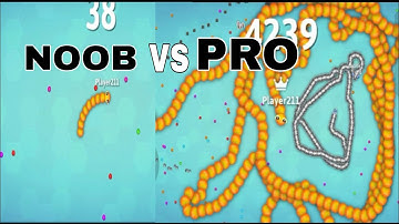 Snake io noob vs pro legend gaming