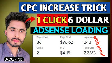 Adsense CPC Increase Trick 100% Working Adsense Loading Method Secure by Usman Raza