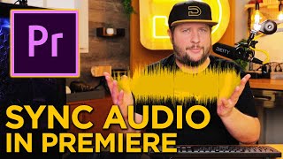 How to Sync Audio in Adobe Premiere | The Easy Way!