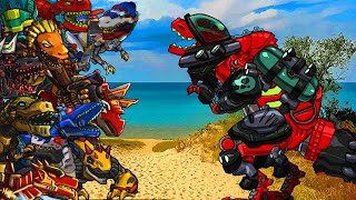 Tyranno Red - Space Soldier - Lv 65 - VS Expert - Dino Robot Battle Arena screenshot 3