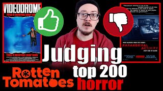 Reacting to Rotten Tomatoes Top 200 Horror Movies List