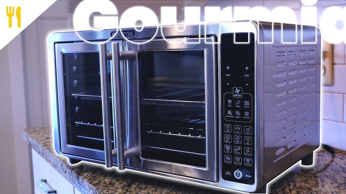 Gourmia French Door XL Digital Air Fryer Oven, Stainless Steel