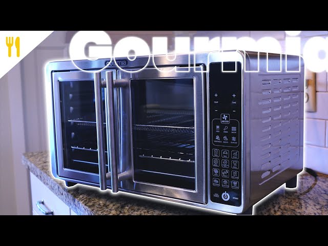 Gourmia 43L XL 12-Slice Digital Air Fryer Oven with Single-Pull French  Doors