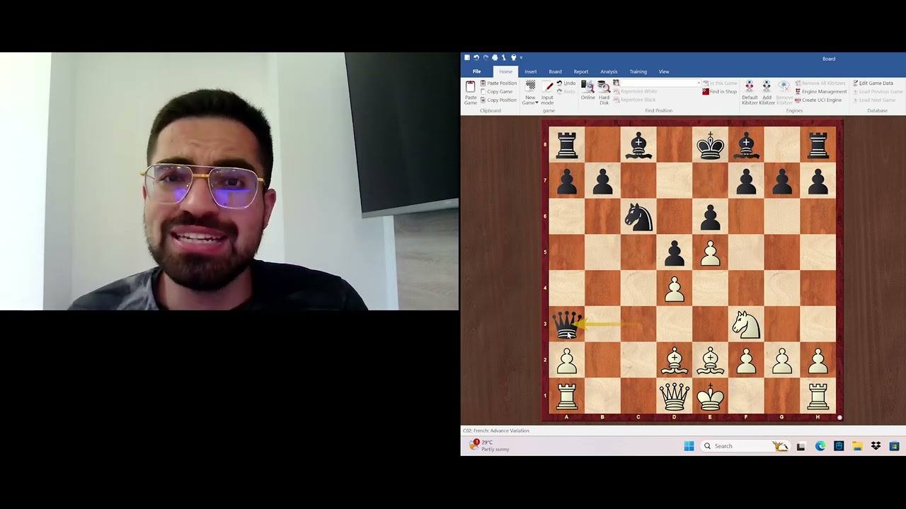 Crush the French defense like stockfish! - YouTube