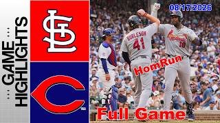 St.Louis Cardinals vs Cincinnati Reds Full Game Highlights (August 17) | 2026 MLB Season