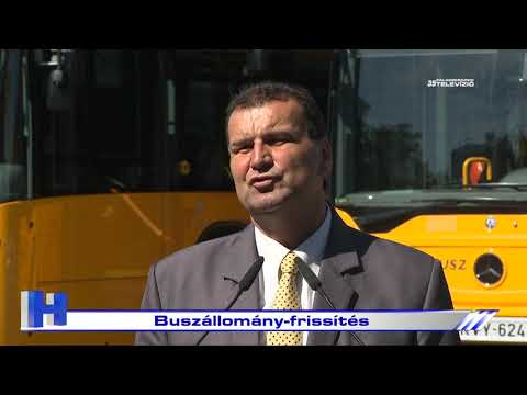 Buszállomány-frissítés – ZTV Híradó 2020-08-27