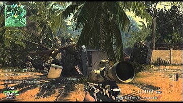 Mw3 Team Deathmatch 22-3 MSR on Village. (Gameplay and Music)