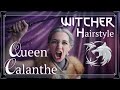 The Witcher (Netflix) ⊽⋈ Queen Calanthe Hairstyle ⋈⊽ Fantasy Updo for Very Long, Naturally Grey Hair