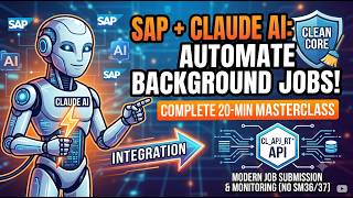 SAP के पुराने जॉब्स का इस्तेमाल बंद करें! Claude AI और Clean Core के साथ S/4HANA को ऑटोमेट करें (... screenshot 5