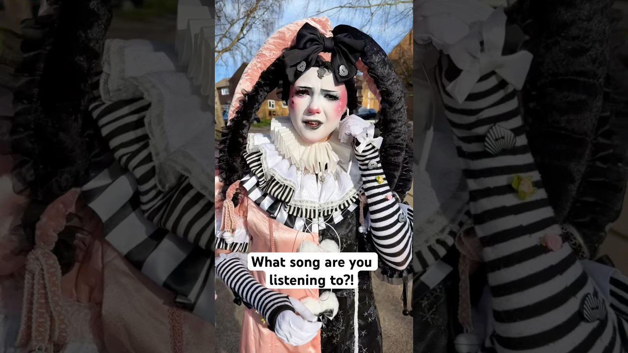 What song are you listening to?! #cosplay #cosplayer #clown #music